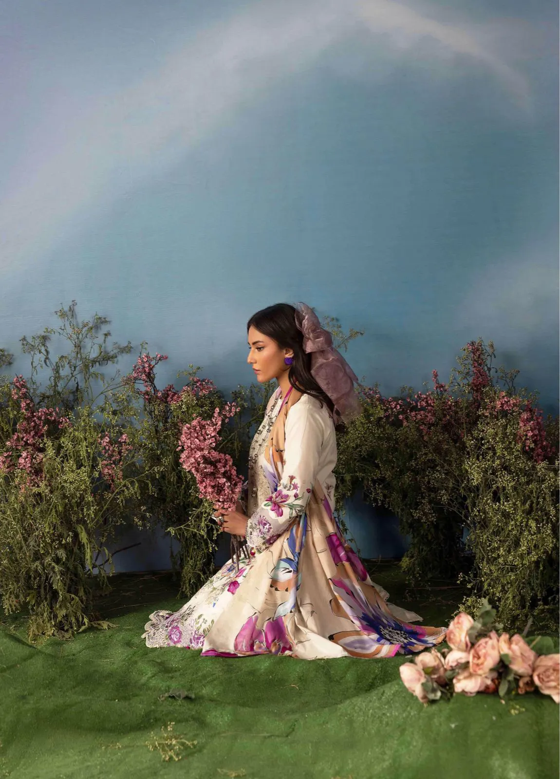 Violet Vine Embroidered Luxe