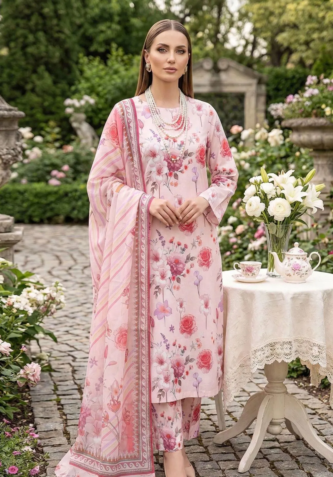 Rose Garden Pink Ensemble