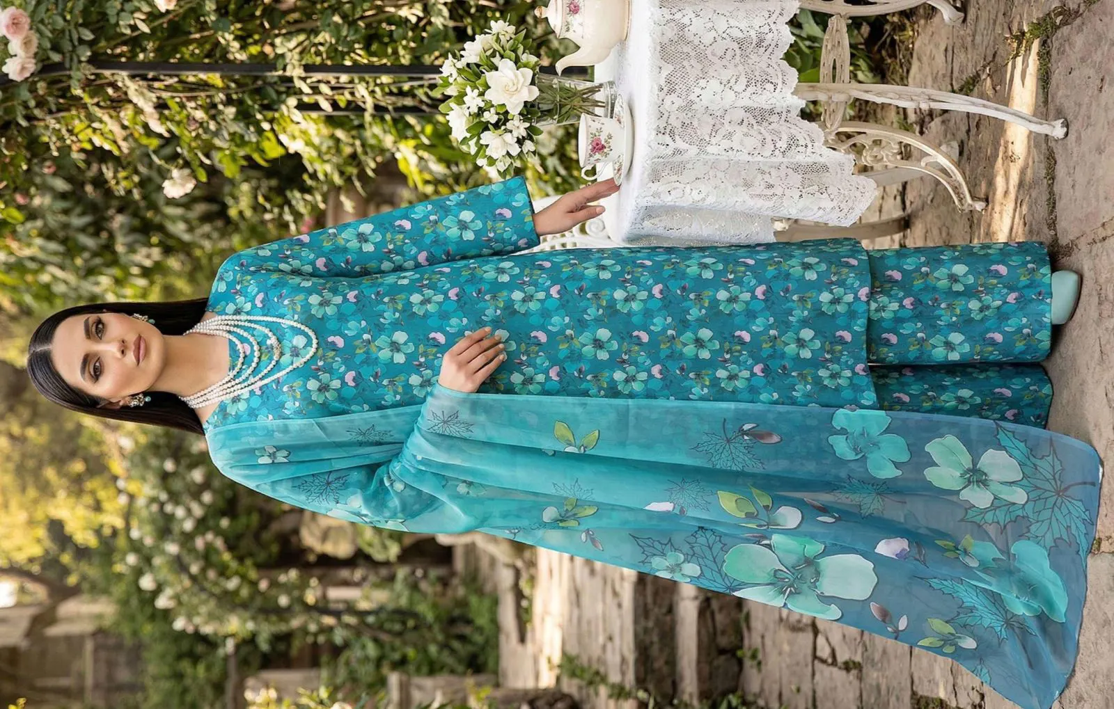 Teal Meadow Co-ord Set