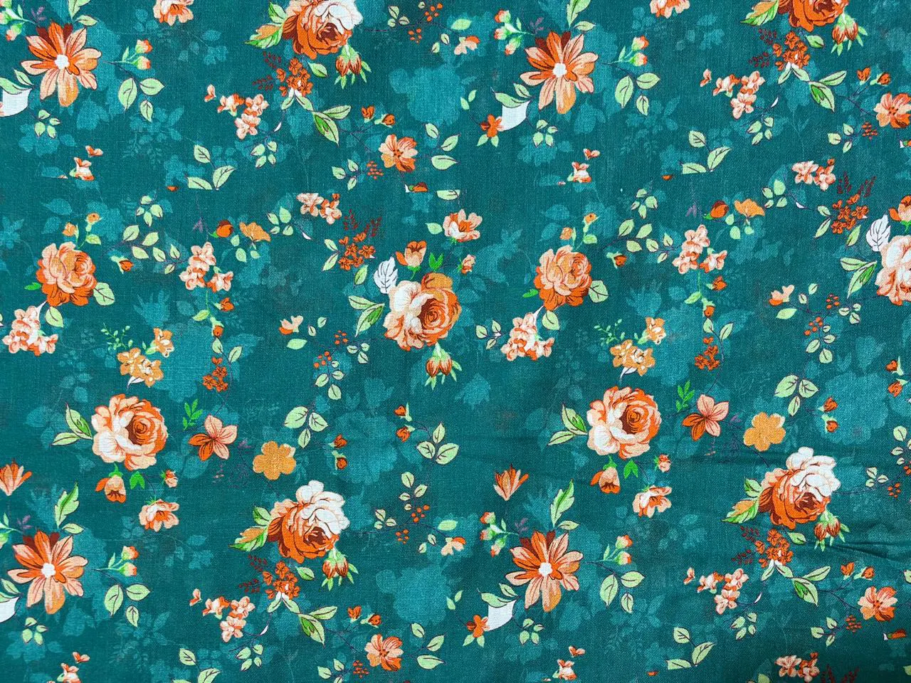 Emerald Vine Floral Lawn