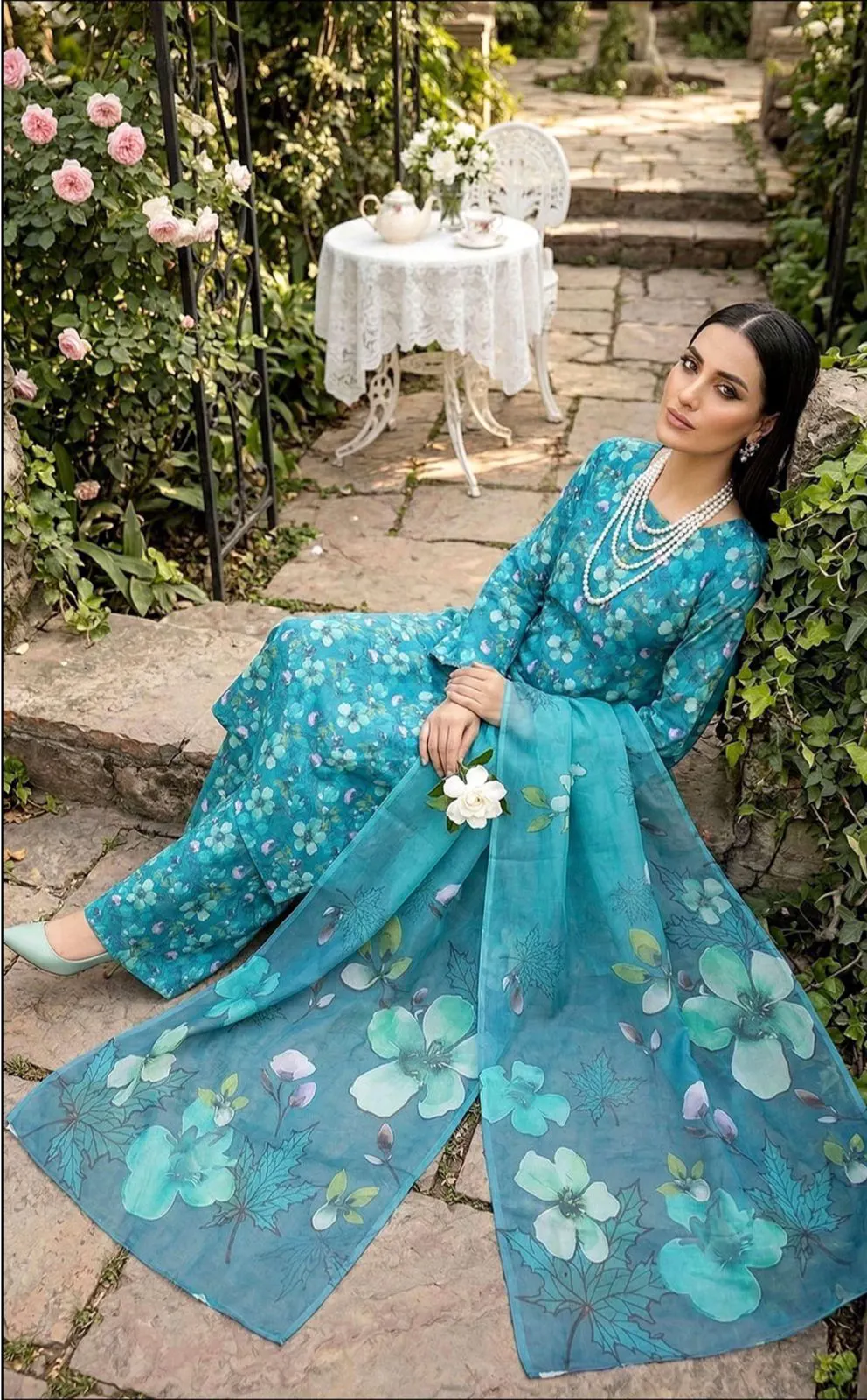 Teal Meadow Co-ord Set