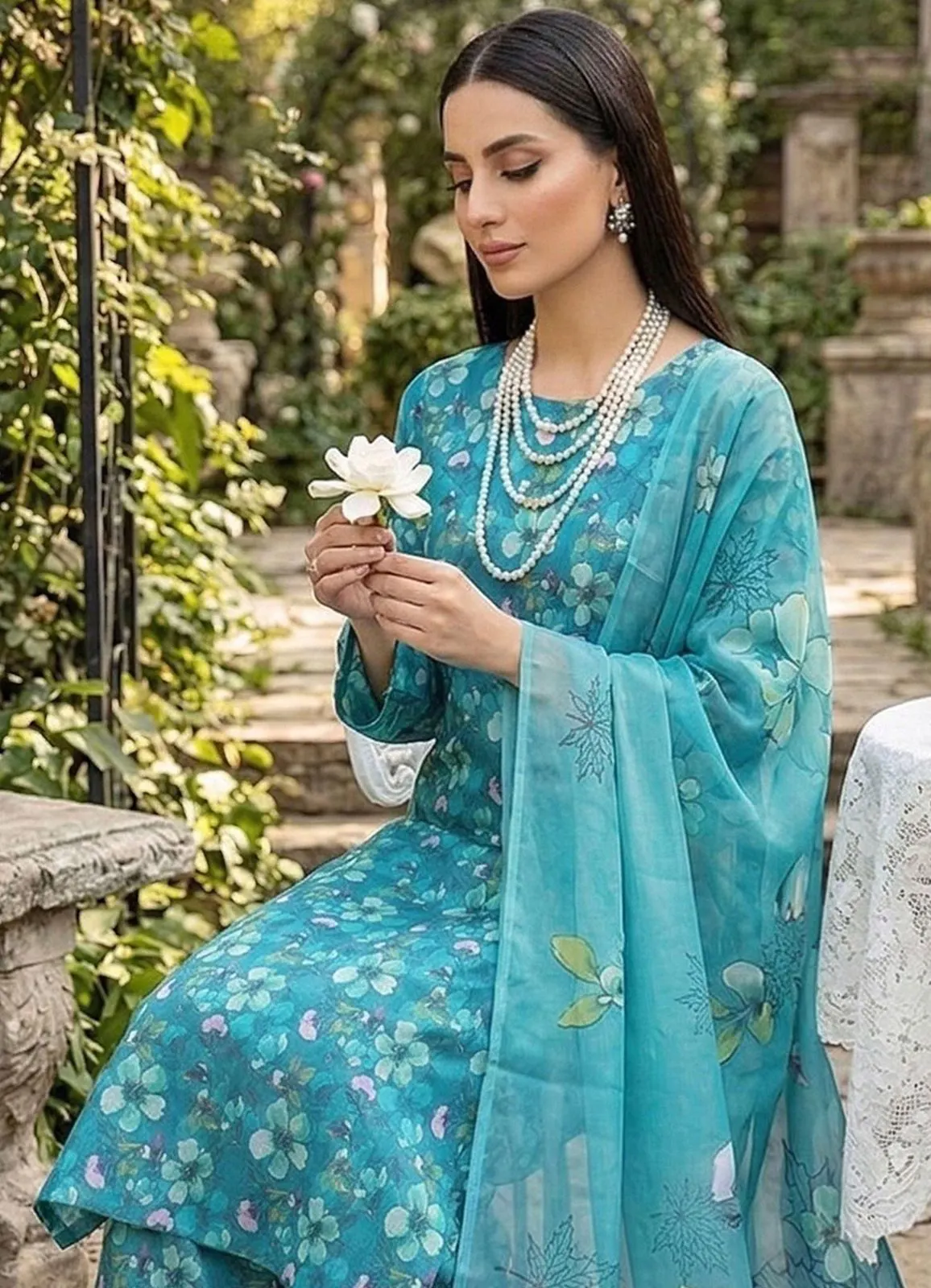 Teal Meadow Co-ord Set