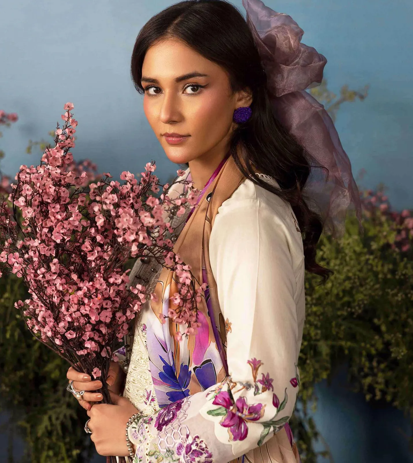 Violet Vine Embroidered Luxe