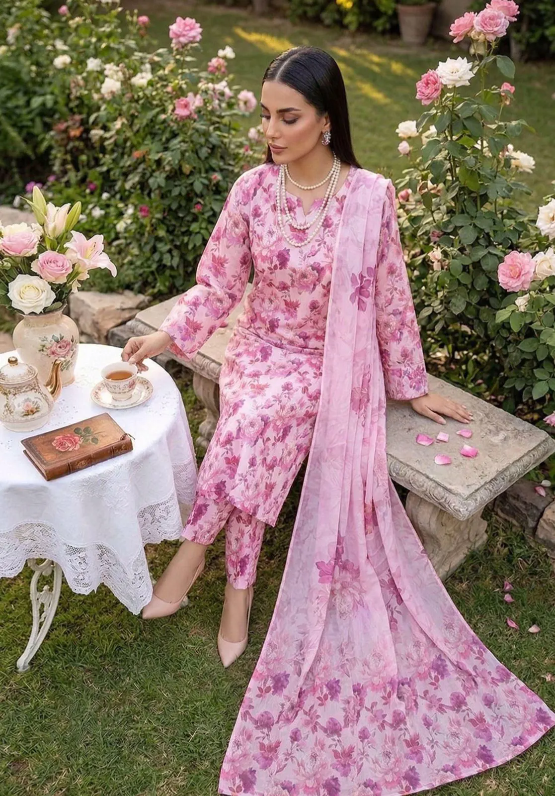 Radiant Orchid Floral Set